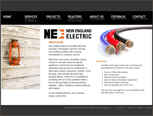 Tablet Screenshot of newenglandelectric.com